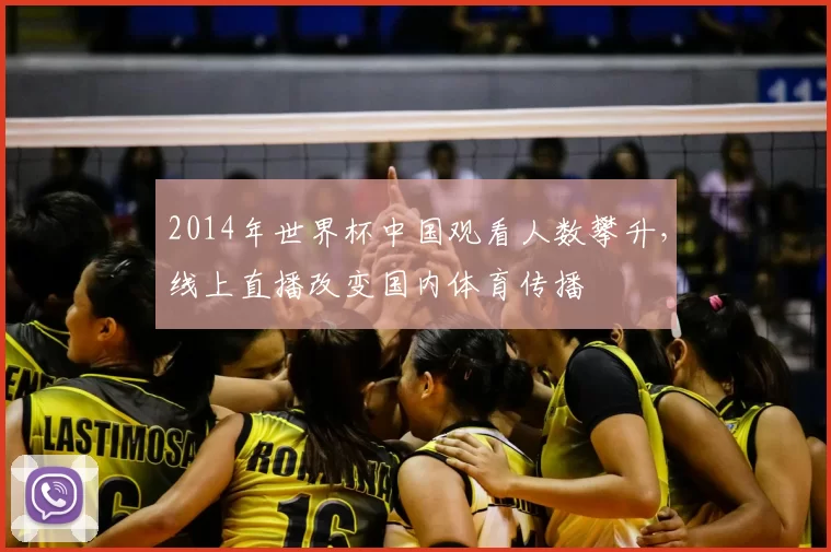 2014年世界杯中国观看人数攀升，线上直播改变国内体育传播